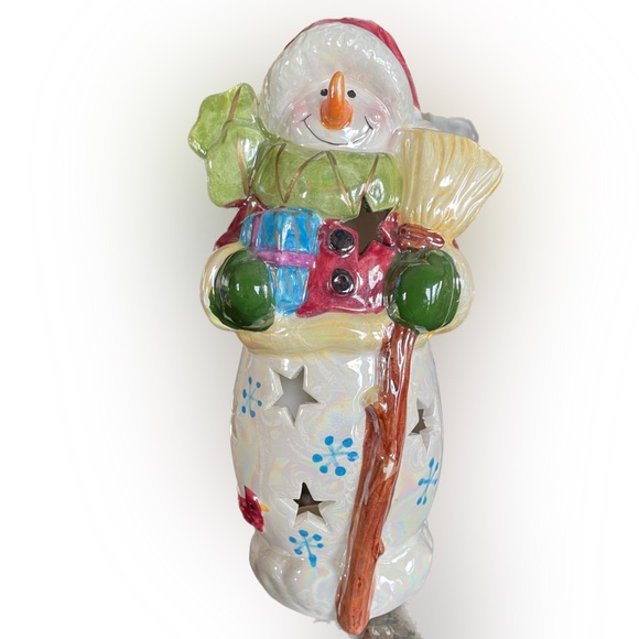 Vintage Snowman Tea Light - Picture 5 of 10
